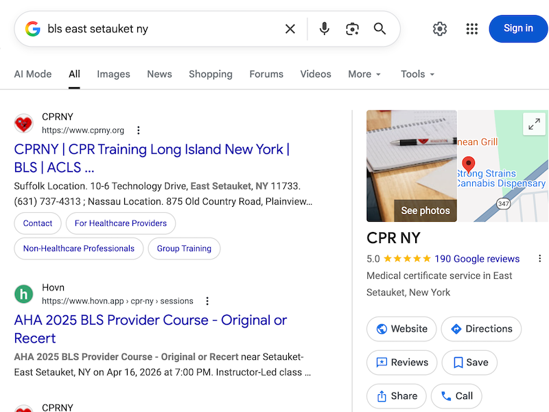 Every class you post is a page Google can read.
